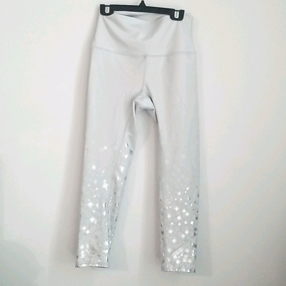 ALO silver metallic legginess